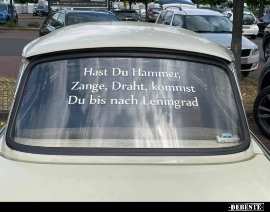 Hast Du Hammer, Zange, Draht, kommst.. - Lustige Bilder | DEBESTE.de