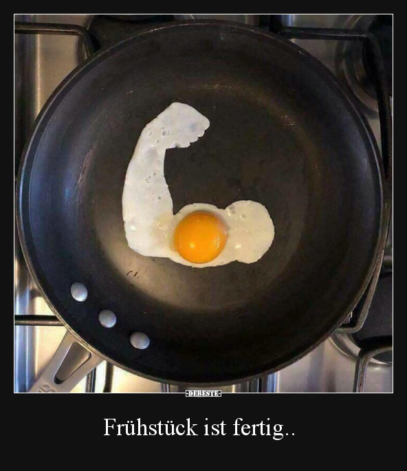 Frühstück ist fertig.. - Lustige Bilder | DEBESTE.de