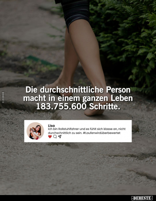 Die durchschnittliche Person macht in einem ganzen Leben.. - Lustige Bilder | DEBESTE.de