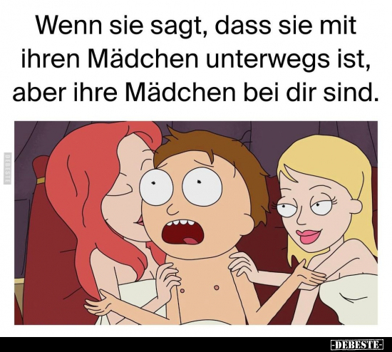 Wenn sie sagt, dass sie mit ihren Mädchen unterwegs ist.. - Lustige Bilder | DEBESTE.de