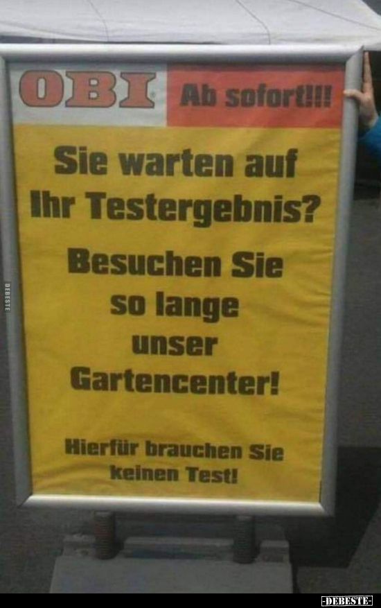 Sie warten auf Ihr Testergebnis?..