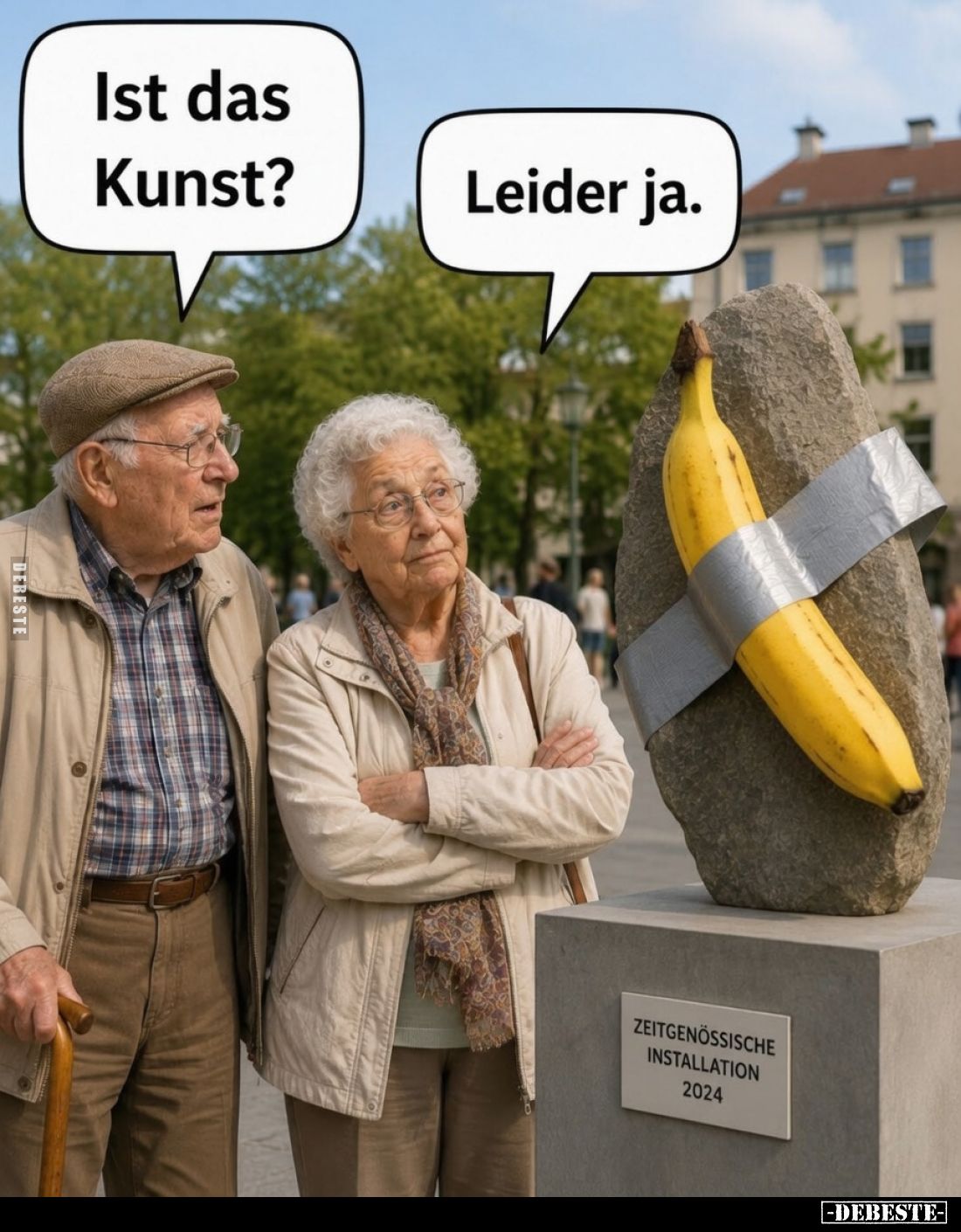 Ist das Kunst? -
Leider ja.
