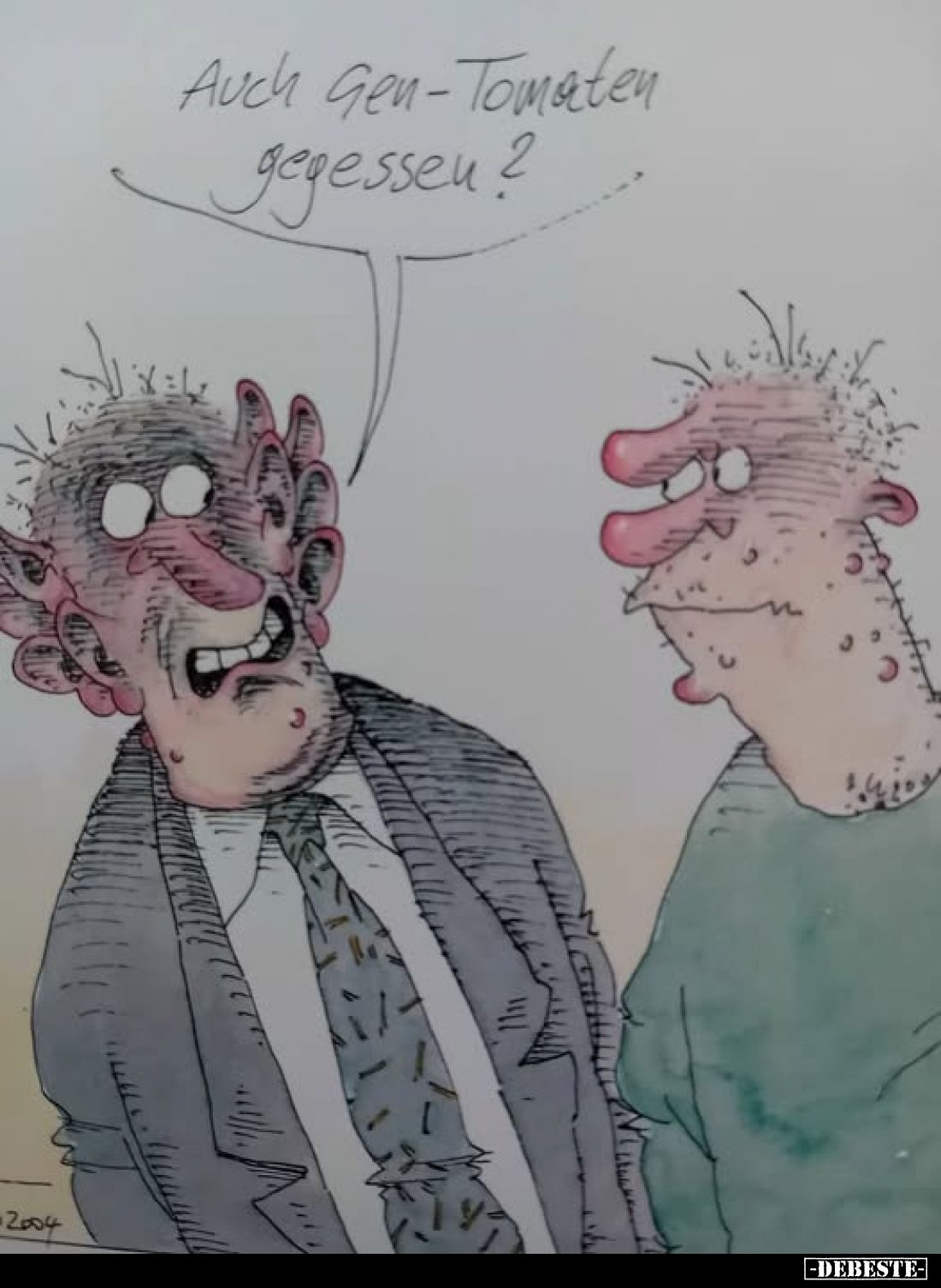 Auch Gen-Tomaten gegessen?