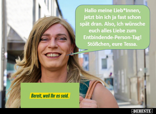 Hallo meine Lieb*Innen, jetzt bin ich ja fast schon spät.. - Lustige Bilder | DEBESTE.de