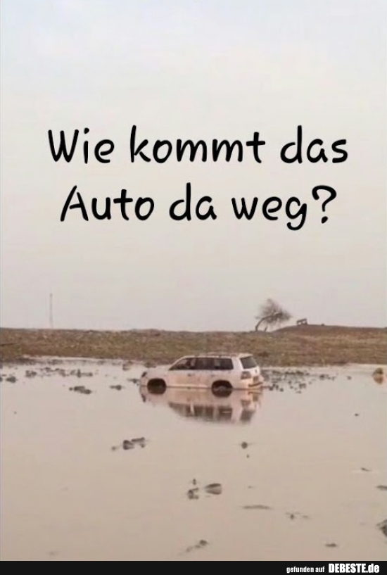 Wie kommt das Auto da weg? - Lustige Bilder | DEBESTE.de