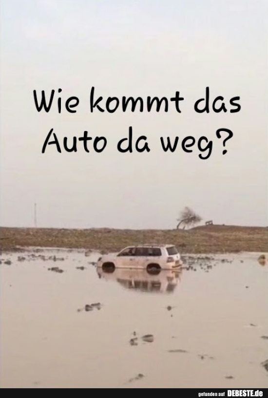 Wie kommt das Auto da weg?