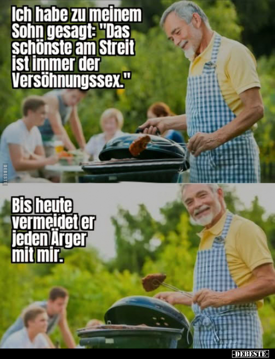 Lustige Bilder zum Thema: Sohn, Streit, Heute