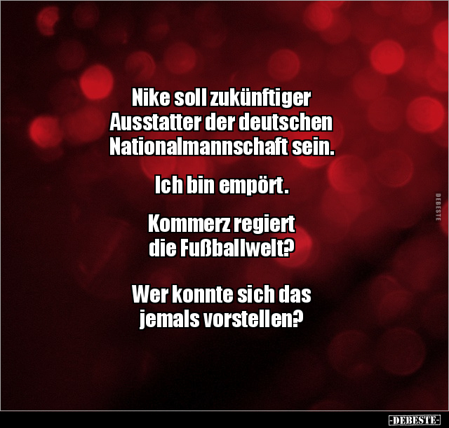 Nike soll zukünftiger Ausstatter der deutschen.. - Lustige Bilder | DEBESTE.de