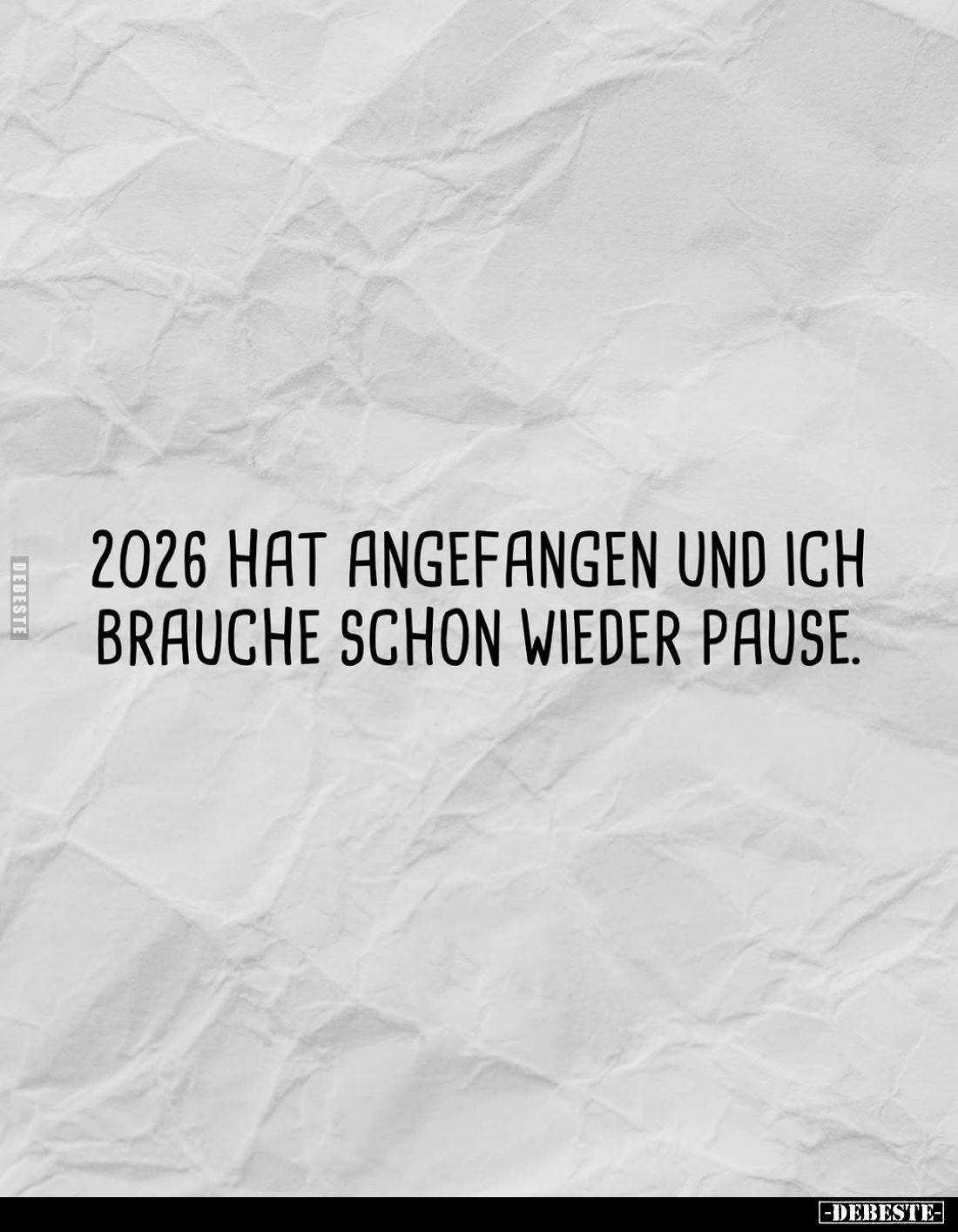 2026 hat angefangen... - Lustige Bilder | DEBESTE.de