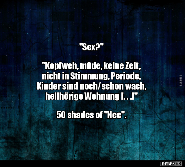 "S*ex?".. - Lustige Bilder | DEBESTE.de