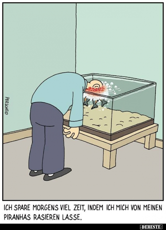 Ich spare morgens viel Zeit, indem ich mich von meinen..