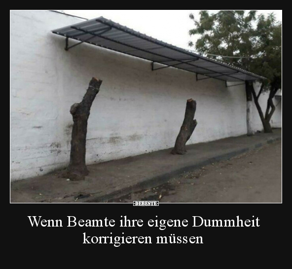 Wenn Beamte ihre eigene Dummheit korrigieren müssen.. - Lustige Bilder | DEBESTE.de