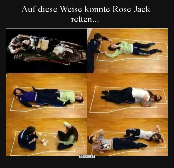 Auf diese Weise konnte Rose Jack retten...