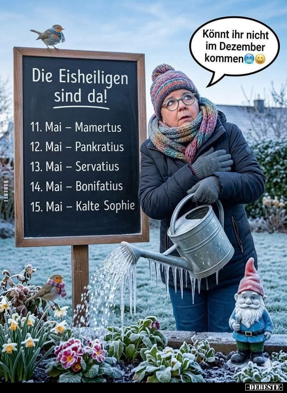 Könnt ihr nicht im Dezember kommen.
