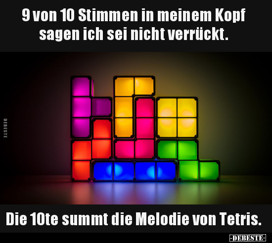 9 von 10 Stimmen in meinem Kopf sagen ich sei nicht.. - Lustige Bilder | DEBESTE.de