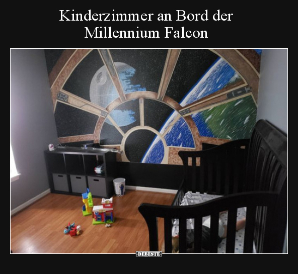 Kinderzimmer an Bord der Millennium Falcon.. - Lustige Bilder | DEBESTE.de