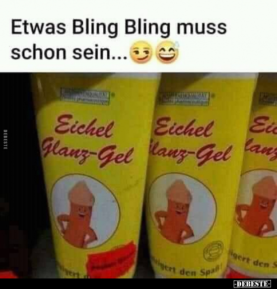 Etwas Bling Bling muss schon sein...