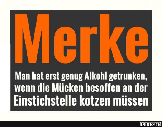 Merke - Lustige Bilder | DEBESTE.de