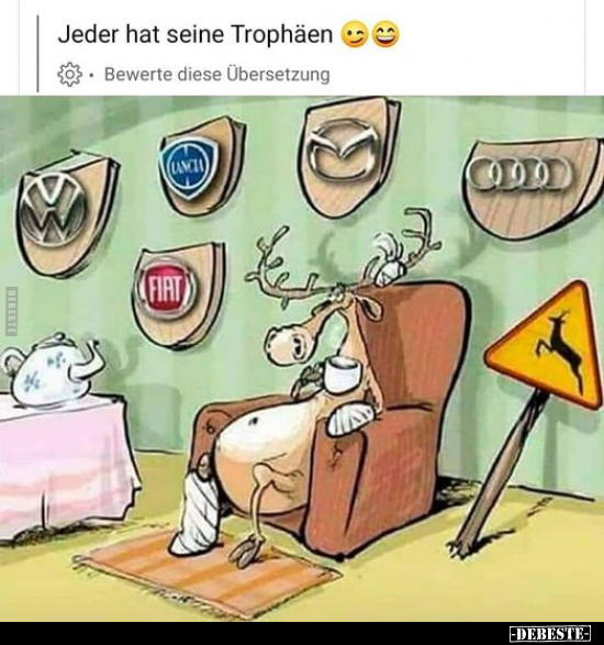 Jeder hat seine Trophäen