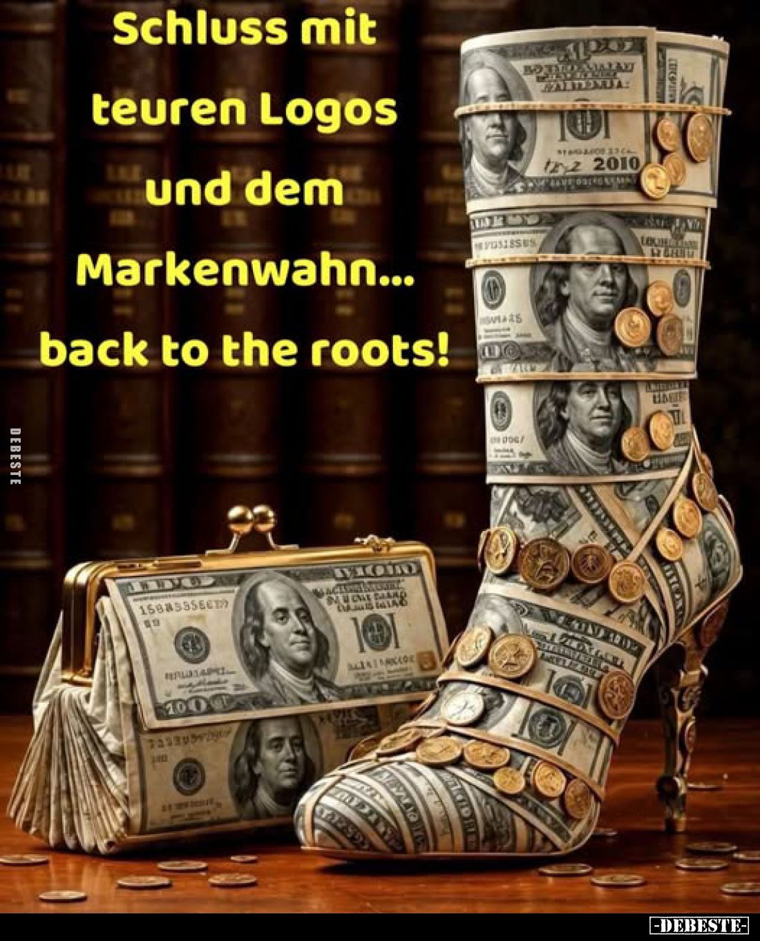 Schluss mit
teuren Logos
Hund dem Markenwahn... back to the roots!