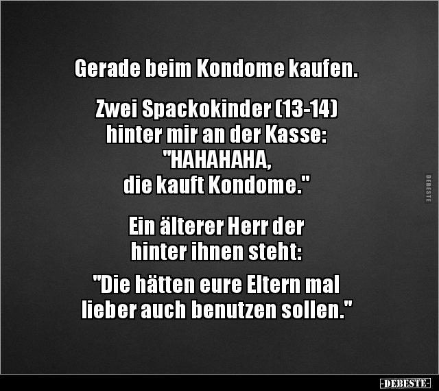 Gerade beim Kondome kaufen.. - Lustige Bilder | DEBESTE.de