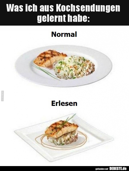 Was ich aus Kochsendungen gelernt habe.. - Lustige Bilder | DEBESTE.de