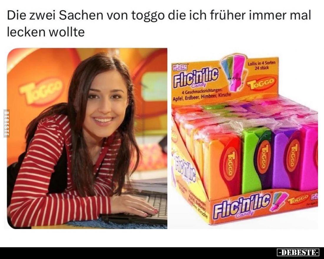 Die zwei Sachen von Toggo die ich früher immer mal lecken wollte.
