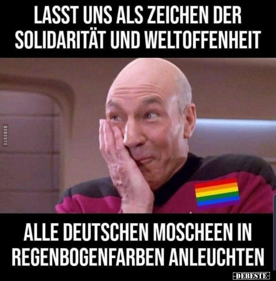 Lasst und als Zeichen der Solidarität und.. - Lustige Bilder | DEBESTE.de