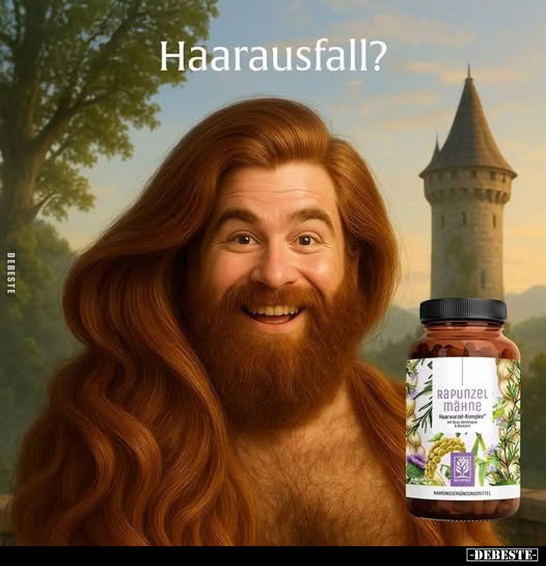 Haarausfall? Rapunzel Mähne.. - Lustige Bilder | DEBESTE.de