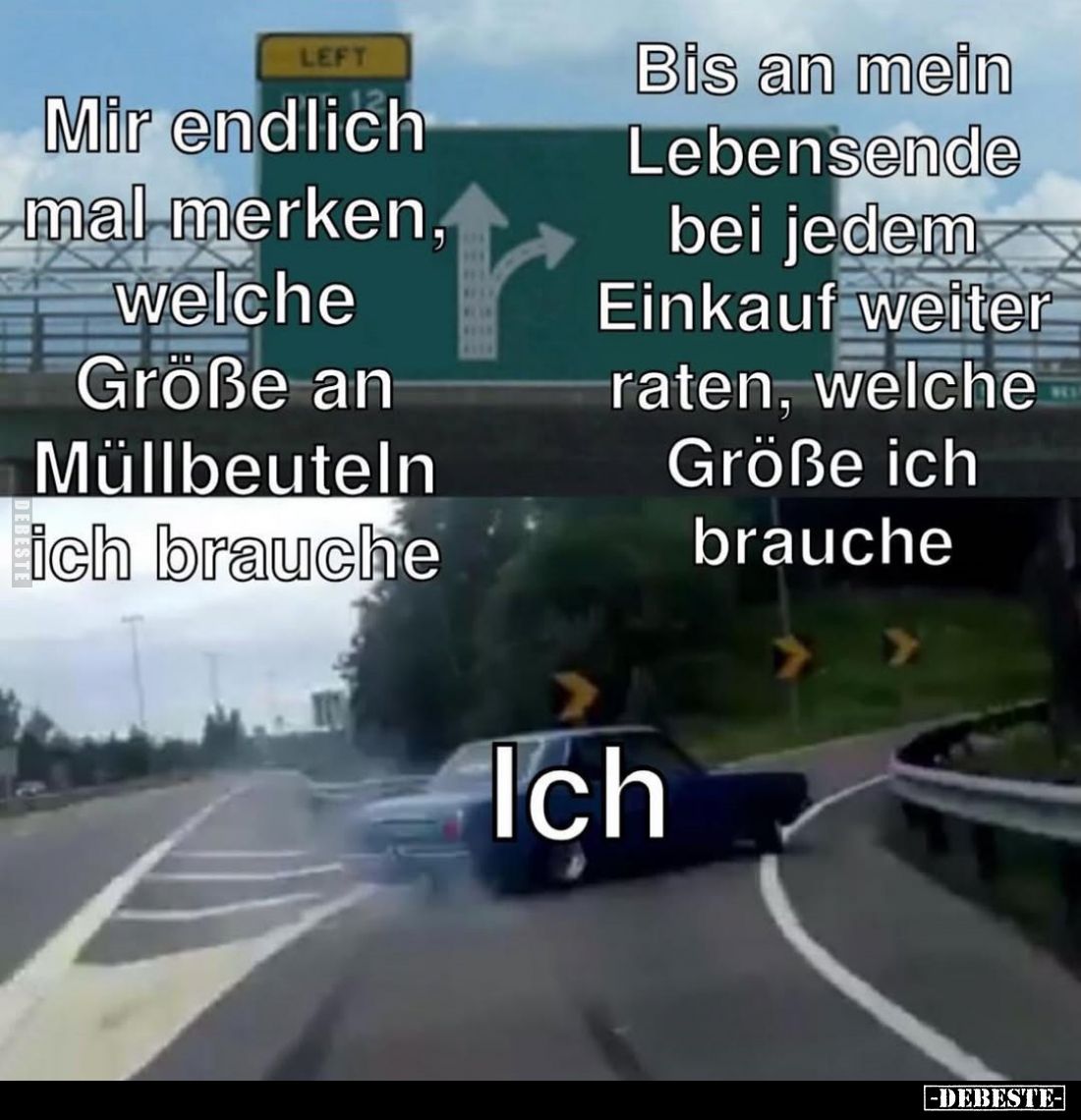 Mir endlich mal merken, welche Größe... - Lustige Bilder | DEBESTE.de