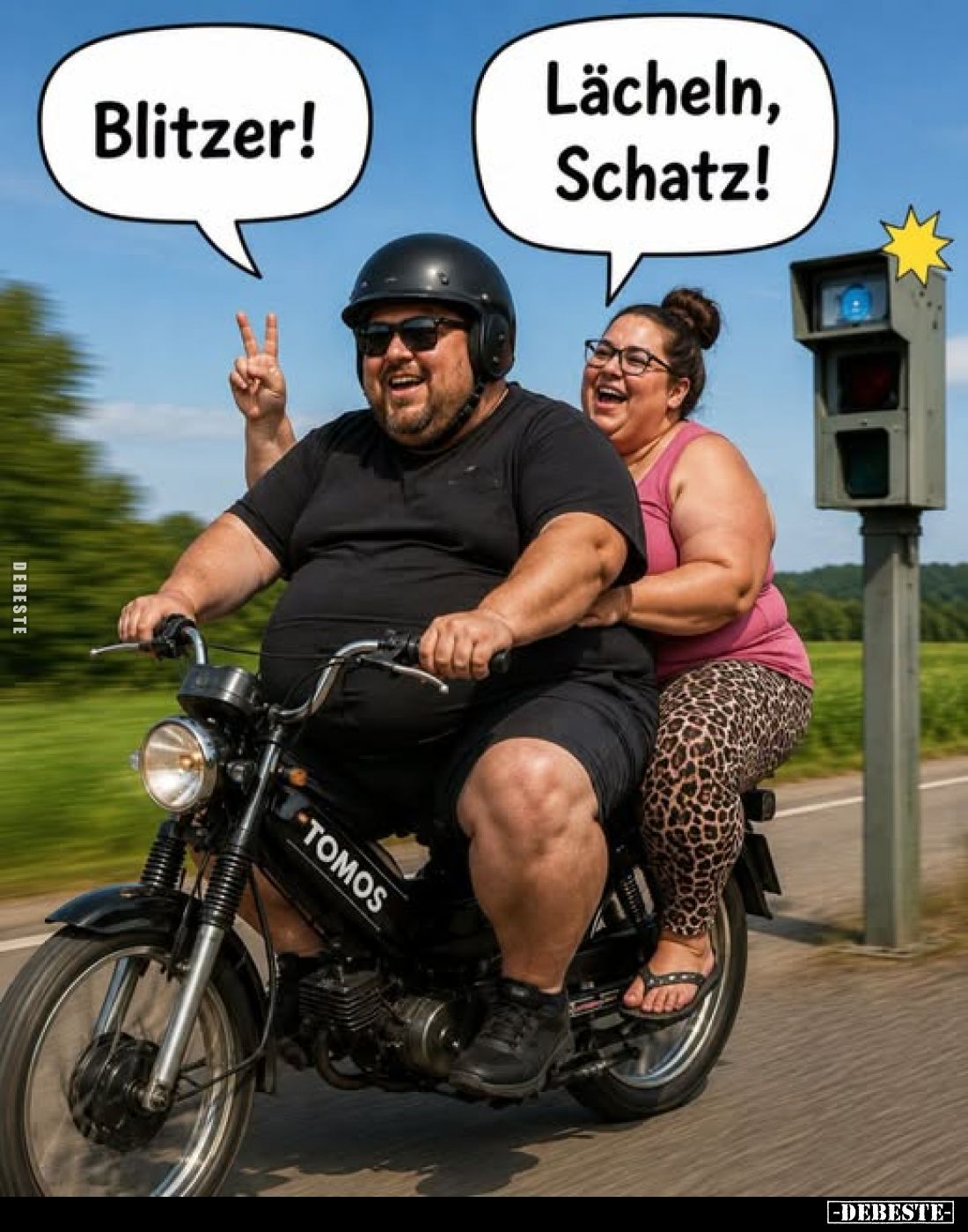 Blitzer!
-
Lächeln, Schatz!