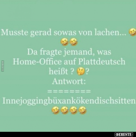 Musste gerad sowas von lachen...