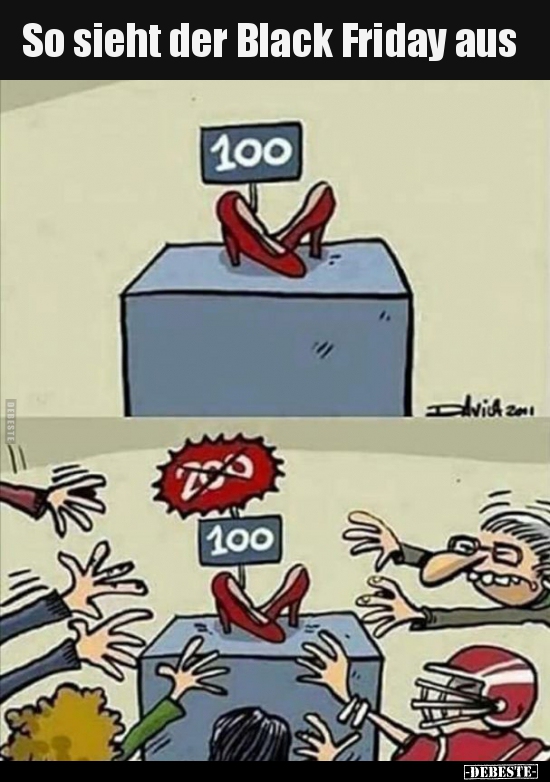 So sieht der Black Friday aus..