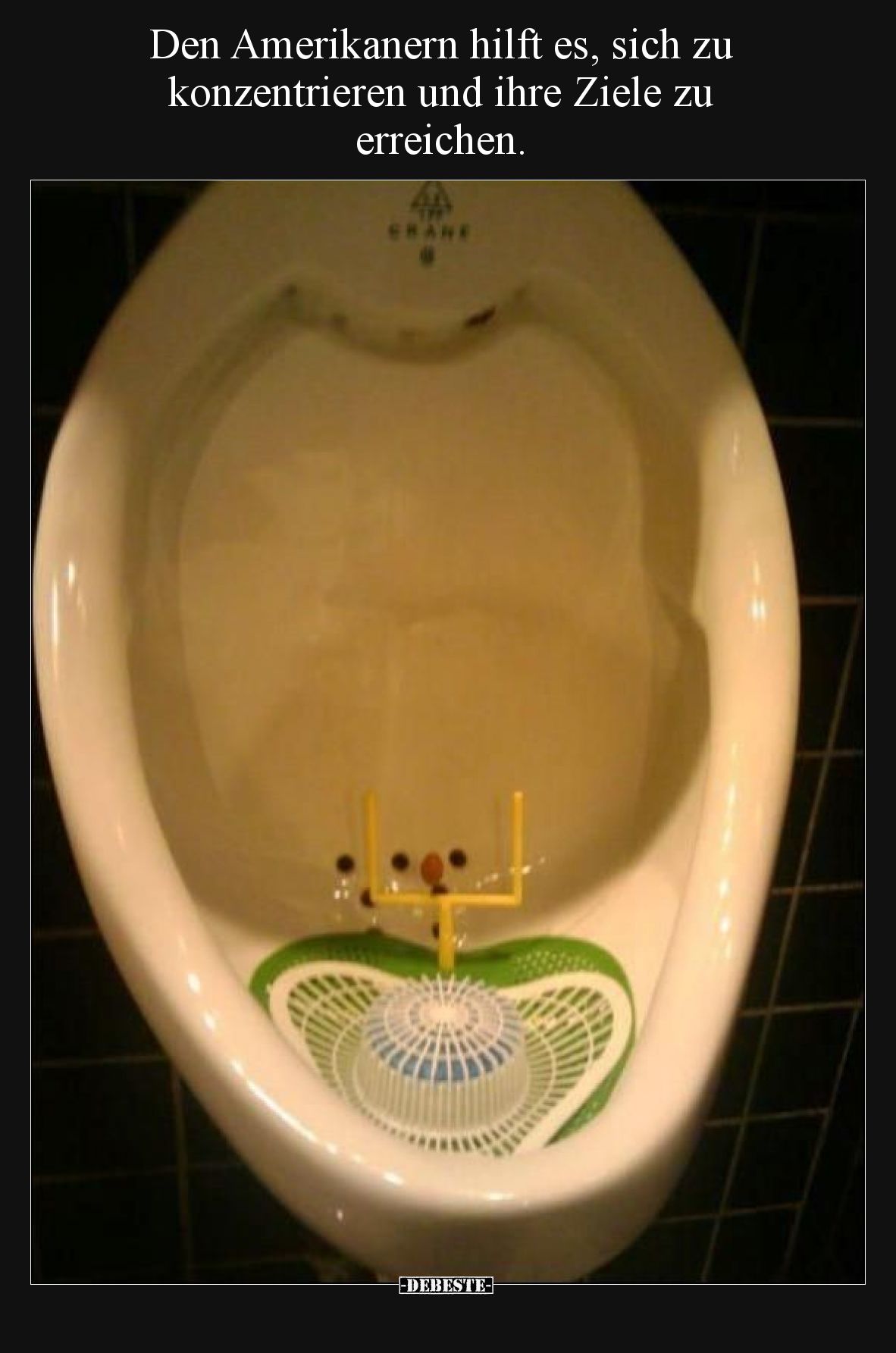 Den Amerikanern hilft es, sich zu konzentrieren und ihre Ziele zu erreichen.