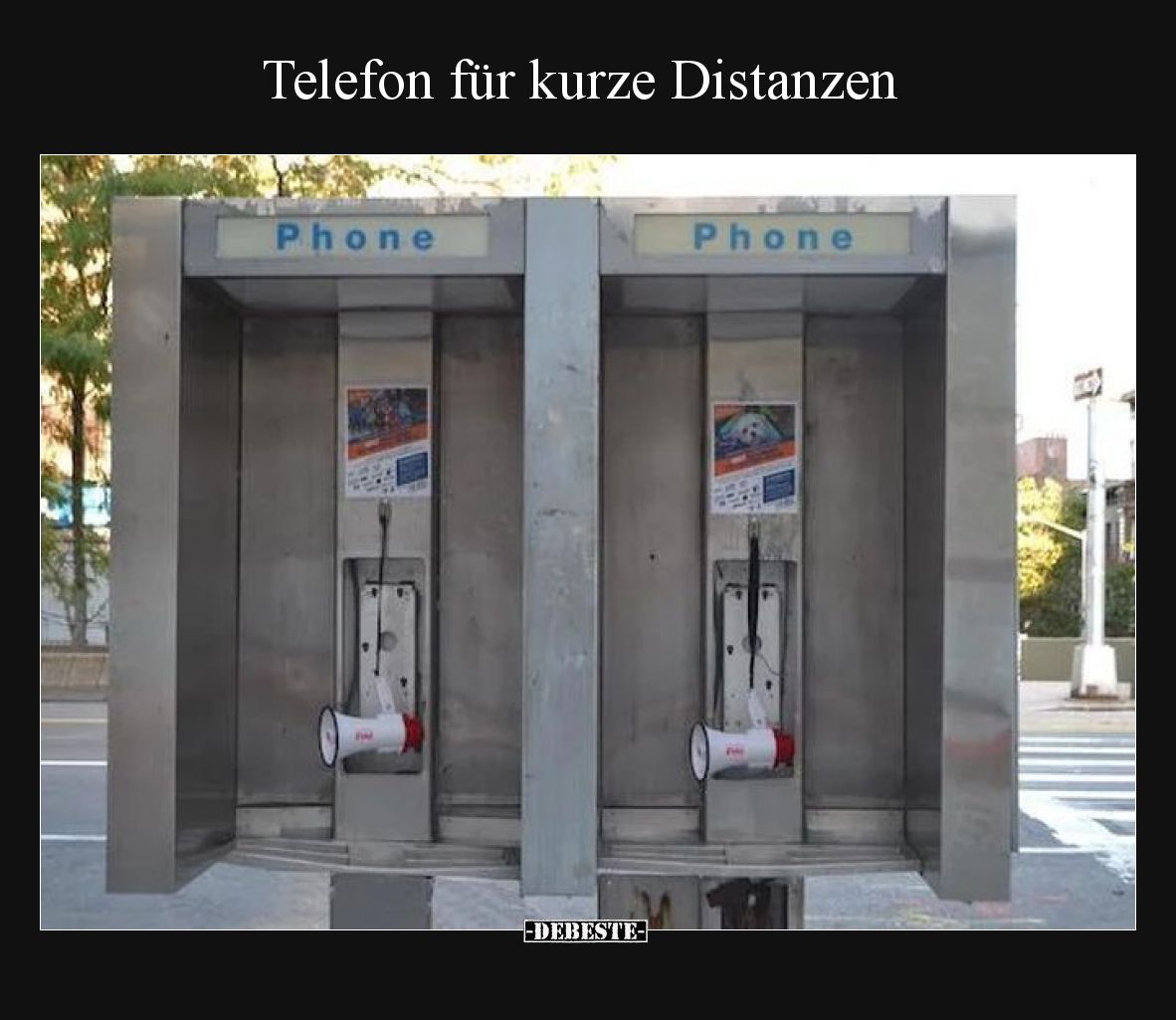 Telefon für kurze Distanzen