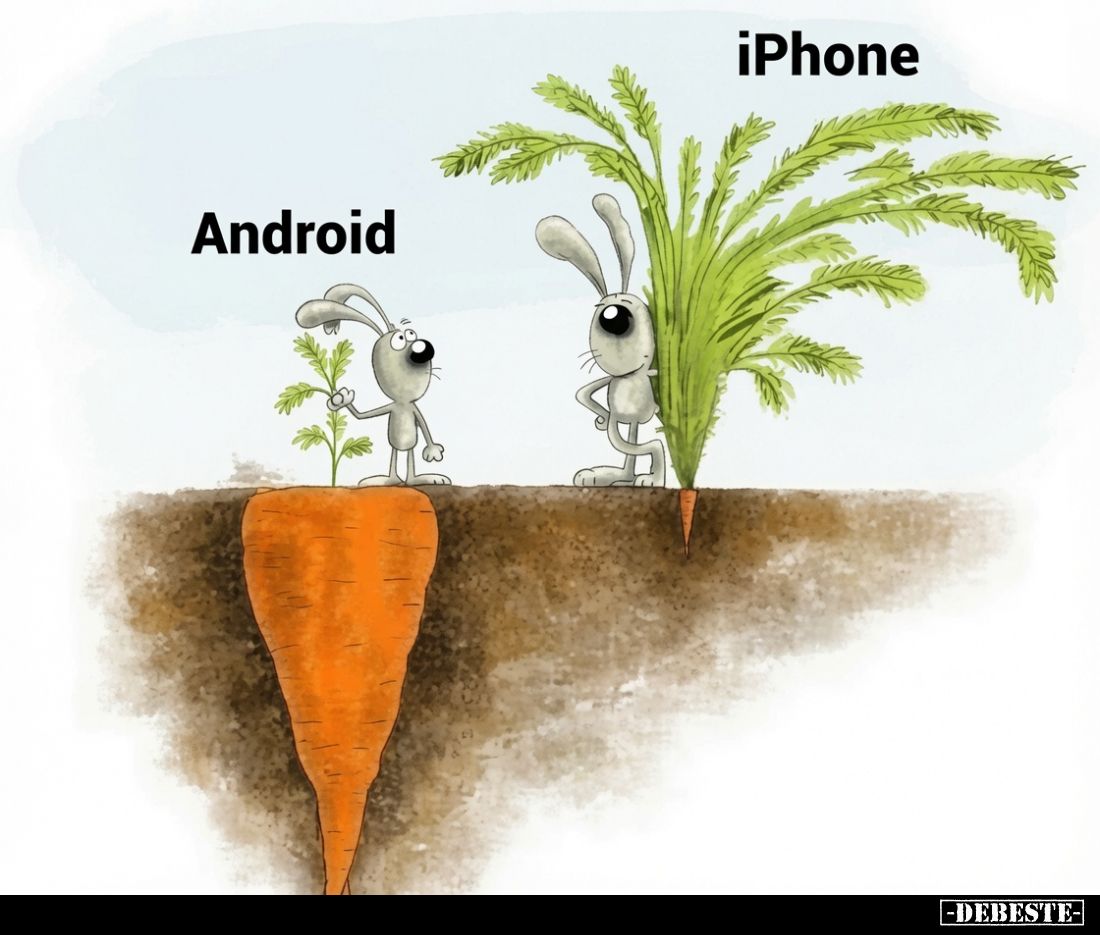 Android vs iPhone.