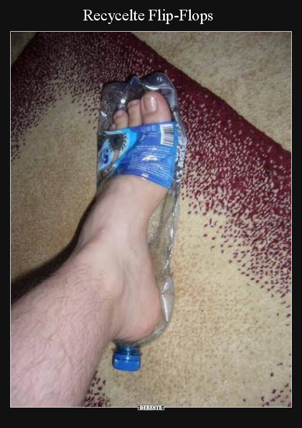 Recycelte Flip-Flops