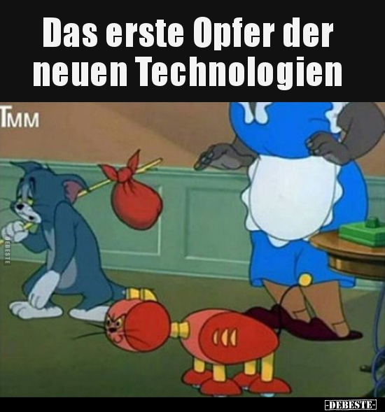Das erste Opfer der neuen Technologien.. - Lustige Bilder | DEBESTE.de