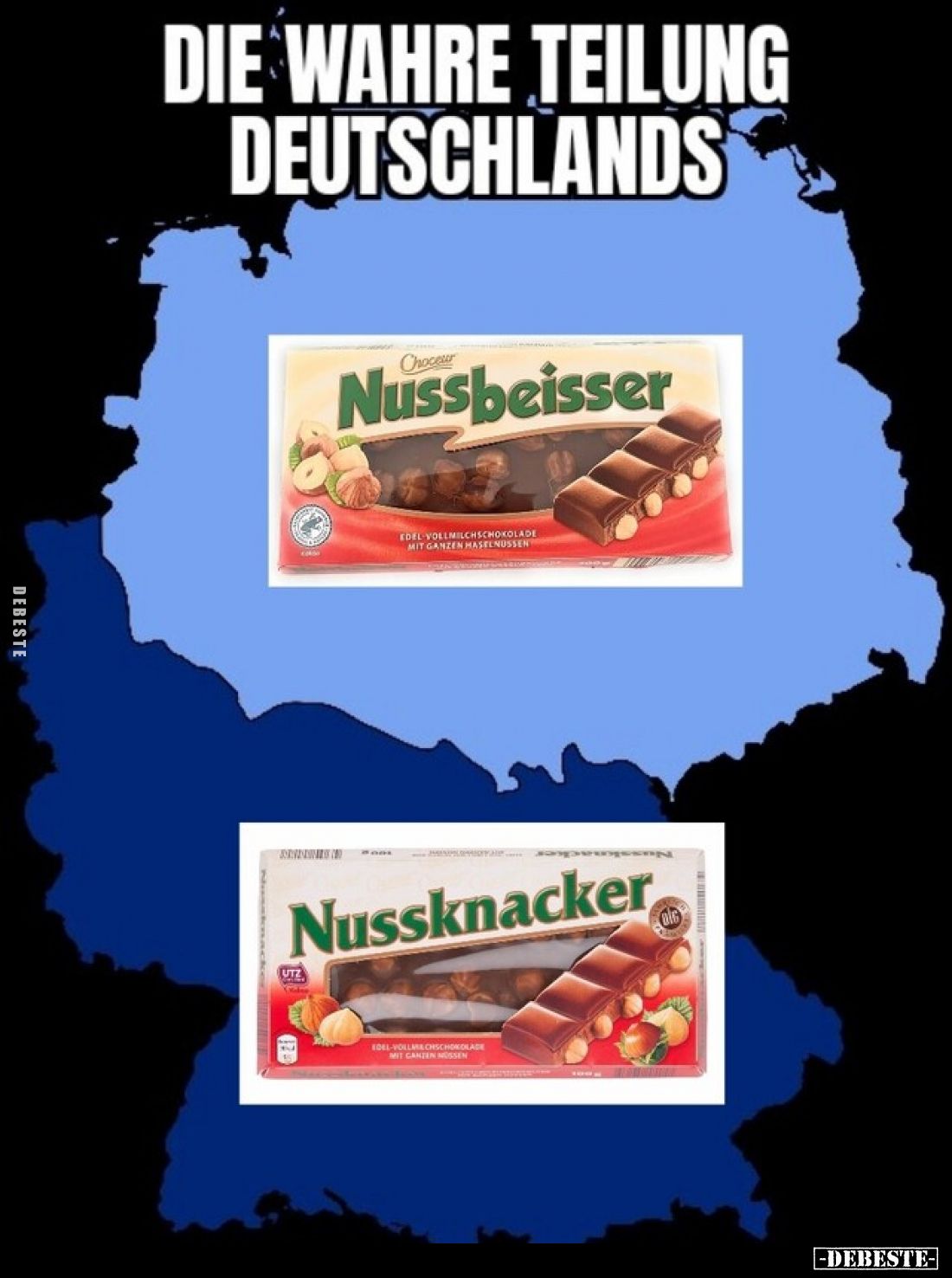 Die wahre Teilung Deutschlands..