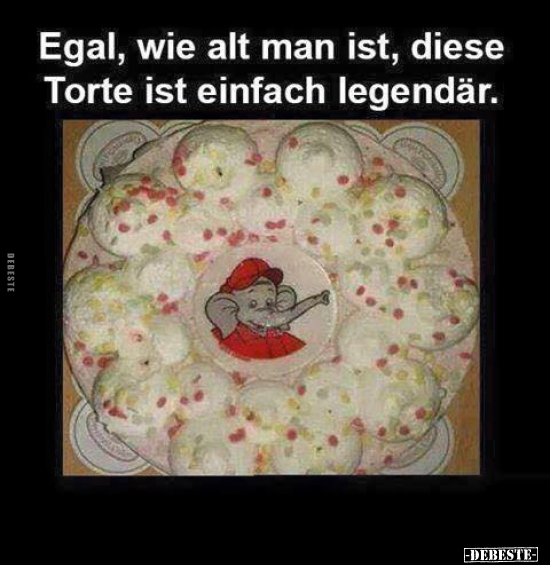 Egal, wie alt man ist, diese Torte ist einfach.. - Lustige Bilder | DEBESTE.de