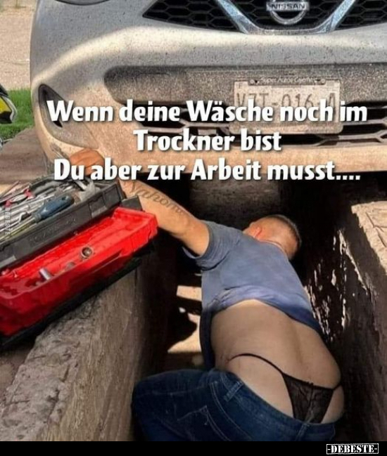 Wenn deine Wäsche noch im Trockner bist.. - Lustige Bilder | DEBESTE.de