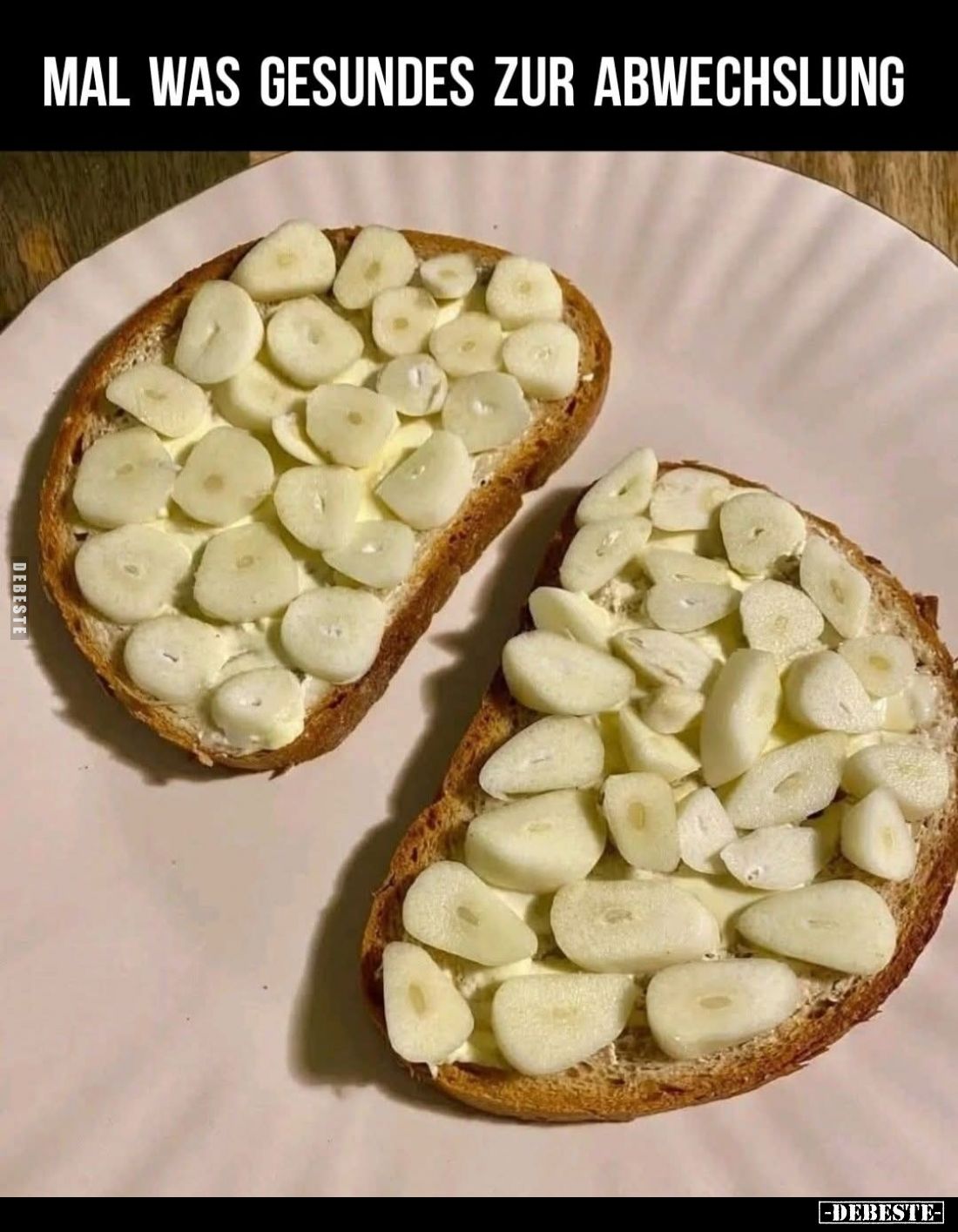 Mal was gesundes zur Abwechslung.