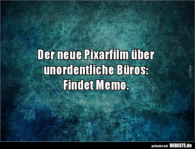 Der neue Pixarfilm über  unordentliche Büros... - Lustige Bilder | DEBESTE.de