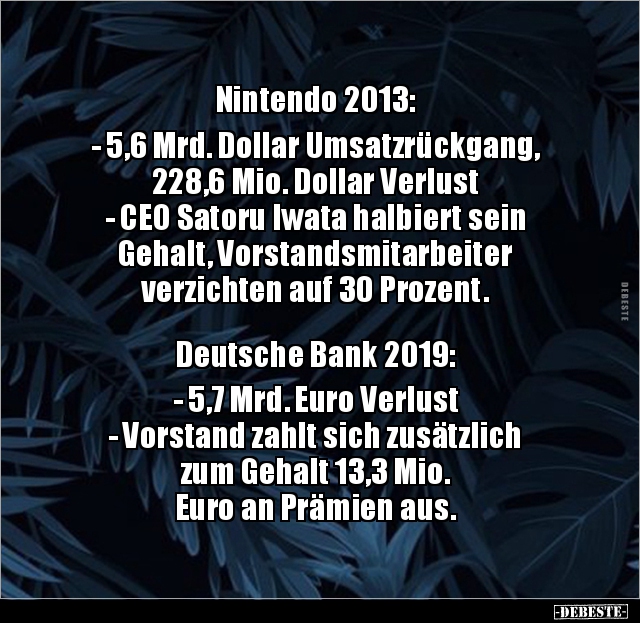 Nintendo 2013: - 5,6 Mrd. Dollar Umsatzrückgang, 228,6.. - Lustige Bilder | DEBESTE.de