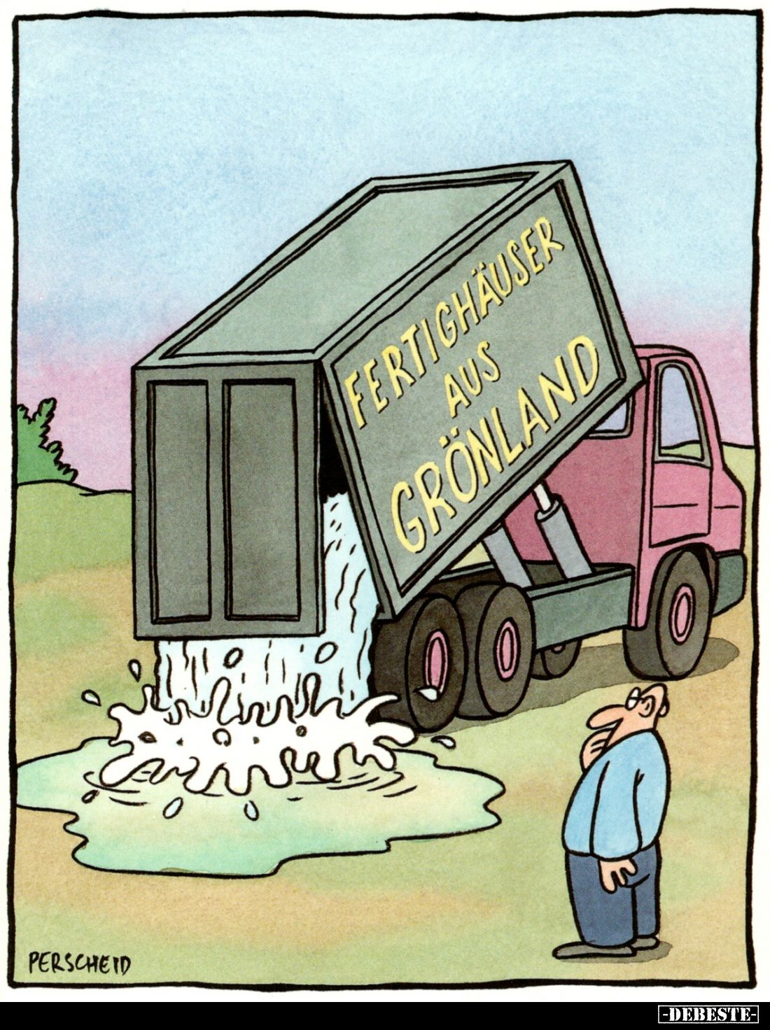 Fertighauser aus Grönland.