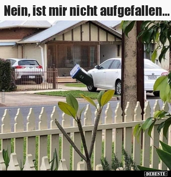 Nein, ist mir nicht aufgefallen...