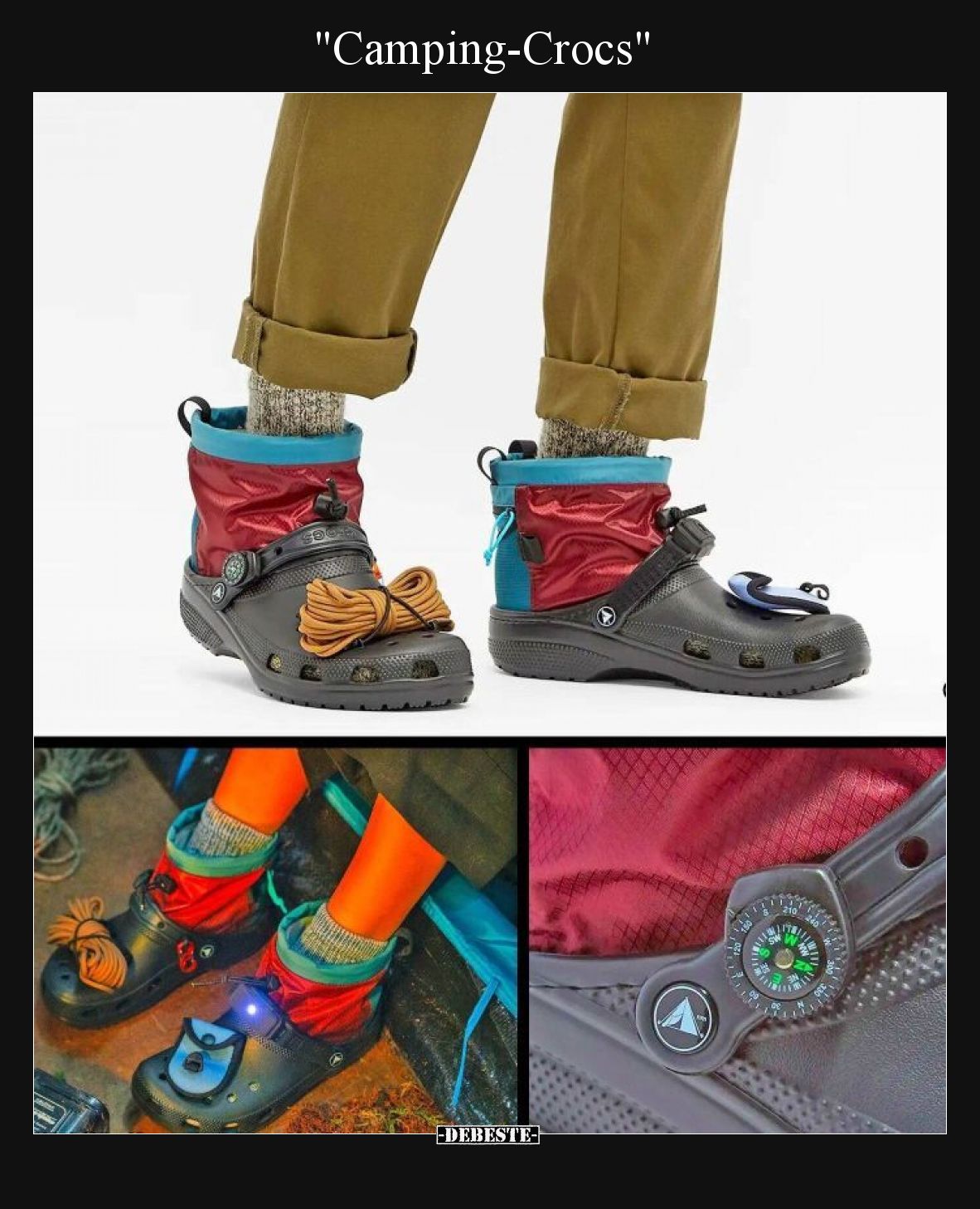 "Camping-Crocs"