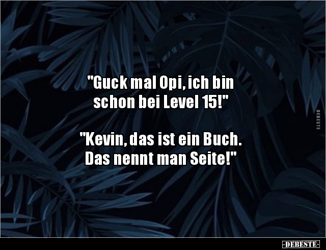 "Guck mal Opi, ich bin schon bei Level 15!"... - Lustige Bilder | DEBESTE.de