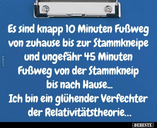 Es sind knapp 10 Minuten Fußweg von zuhause.. - Lustige Bilder | DEBESTE.de