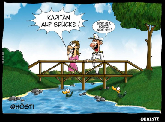 Kapitän auf Brücke! Nicht hier, Schatzi, nicht hier!.. - Lustige Bilder | DEBESTE.de